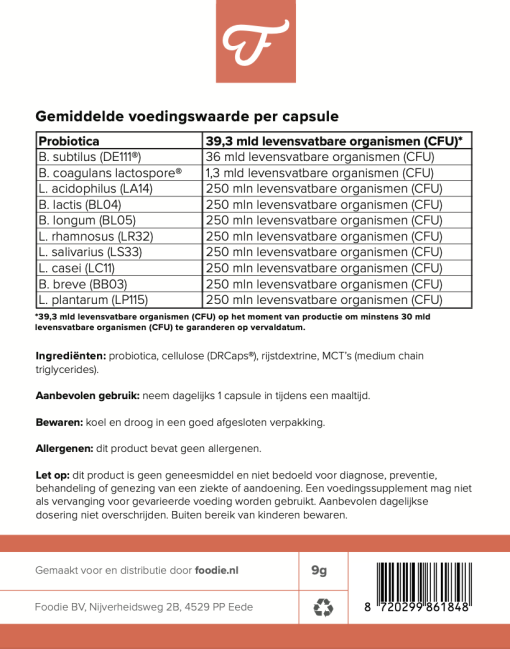 Ultimate Probiotica, 30 caps - Afbeelding 2