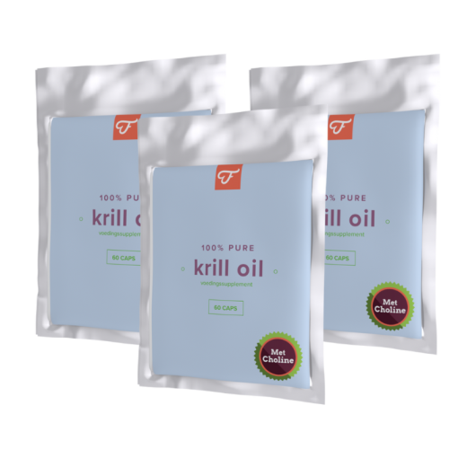 3x 100% Pure Krill Oil, 60 caps