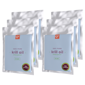 6x 100% Pure Krill Oil, 60 caps