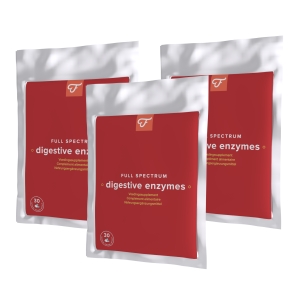 3x Digestive Enzymes (Full Spectrum), 30 caps