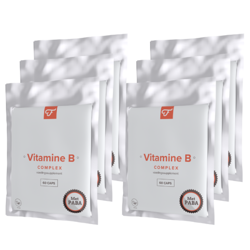 6x Vitamine B Complex, 60 caps