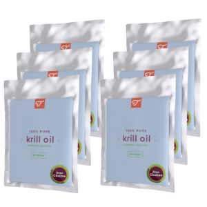 6x 100% Pure Krill Oil