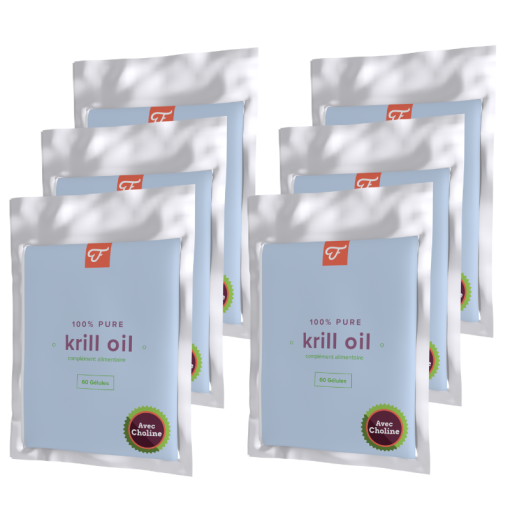 6x 100% Pure Krill Oil