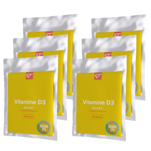 6x Vitamine D3, 3000 UI