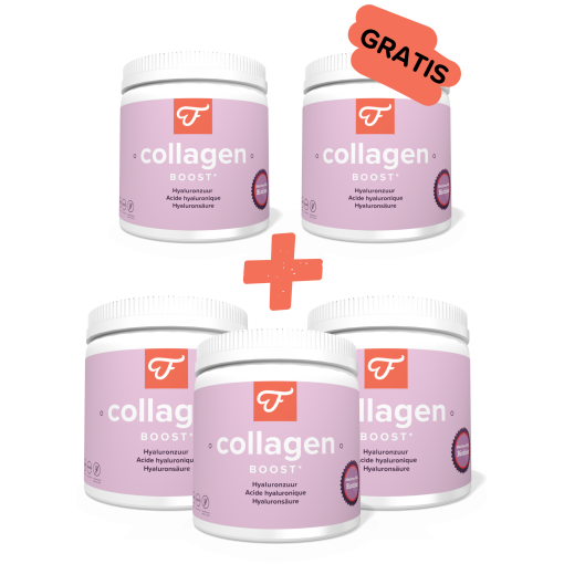 3+2 Gratis Collagen Boost + Powder Tower