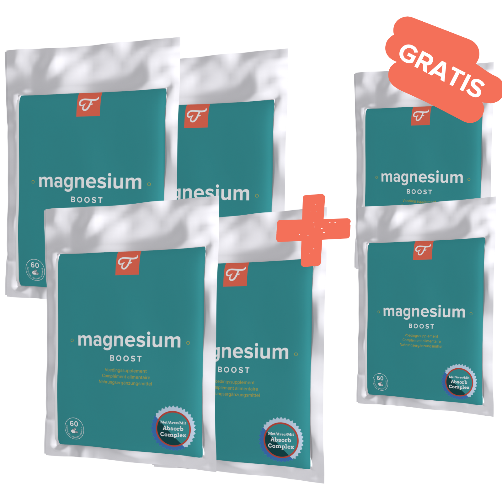 4+2 GRATIS Magnesium Boost