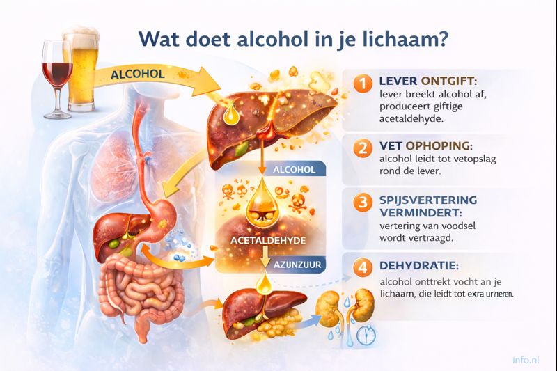 Alcoholvertering door de lever - foodie.nl