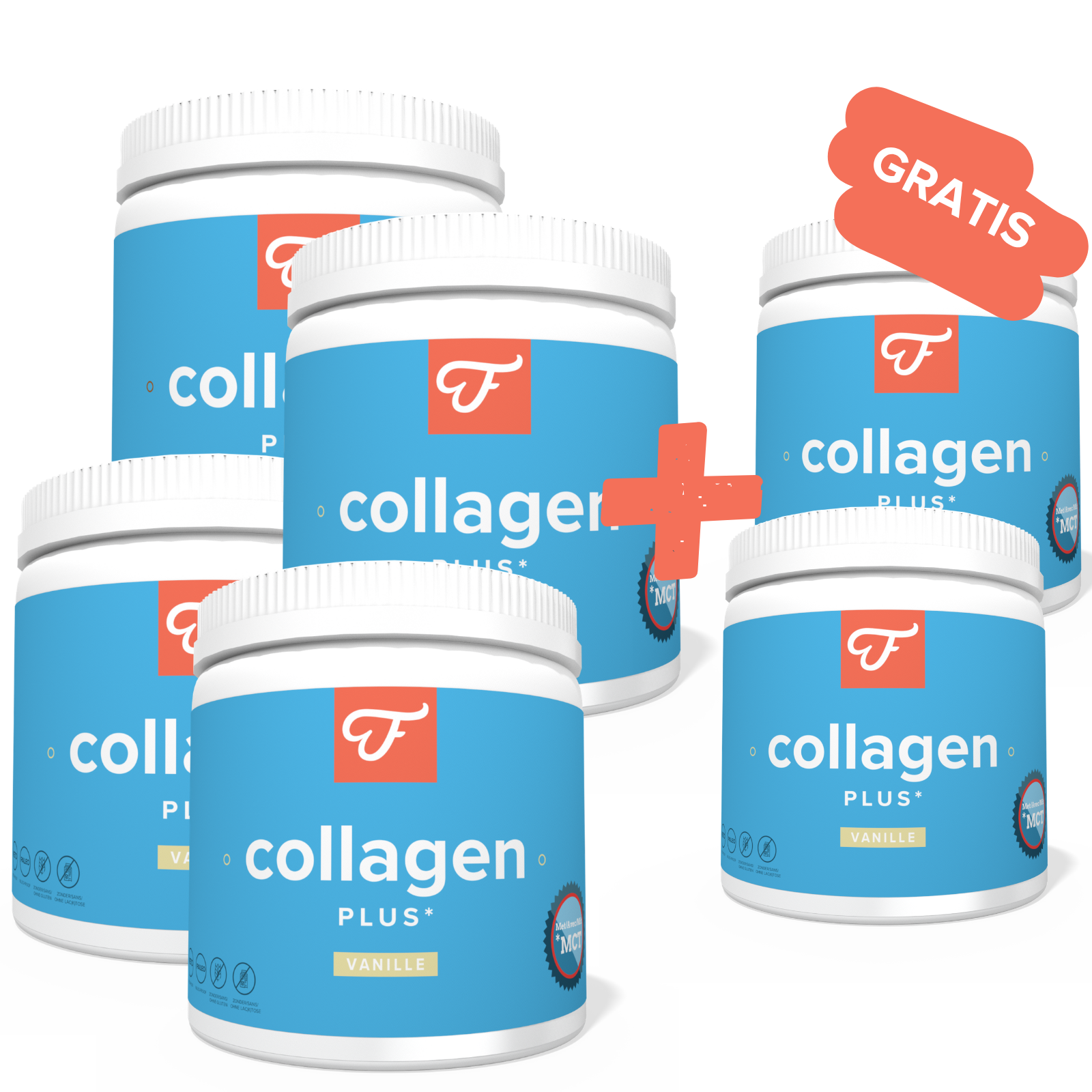 4+2 gratis Collagen Plus Vanille