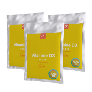 3x Vitamine D3, 3000 IU