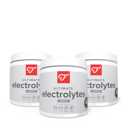 3x Ultimate Electrolytes Lemon, 315 gram