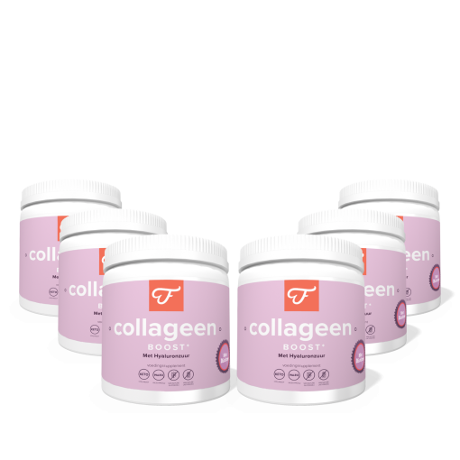 6x Collageen Boost met Hyaluronzuur en Biotine, 300 gram
