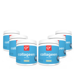 6x Collageen Plus Vanille, 300 gram