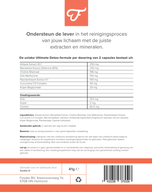Ultimate Detox, 60 caps (Aanbieding) - Afbeelding 2