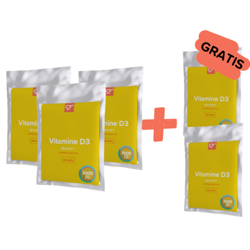 3+1 GRATIS Vitamine D3, 3000 IU