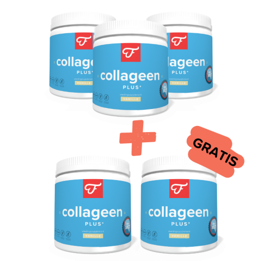 3+2 Collageen Plus Vanille (met Collageen Plus E-book), 300 gram