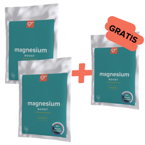2+1 Gratis Magnesium Boost, 60 caps