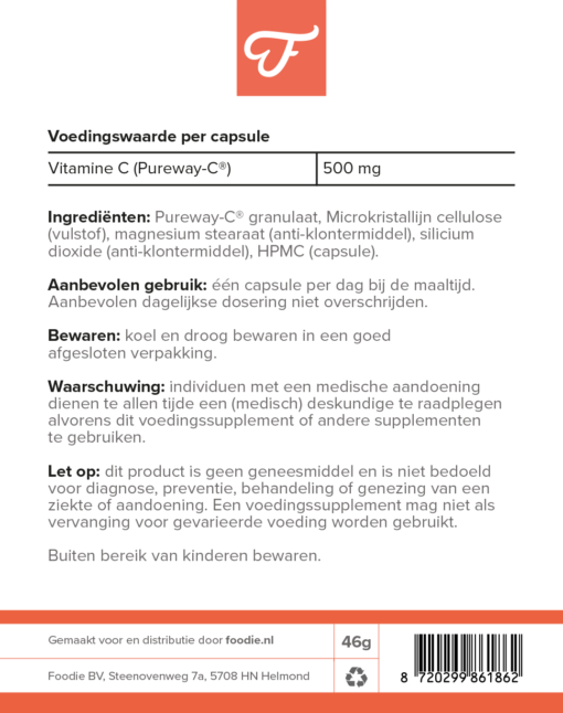 Vitamine C Boost, 60 caps (Abonnement) - Afbeelding 2