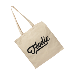 Foodie Canvas Tas