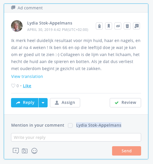 Lydia Collageen Lydia Collageen